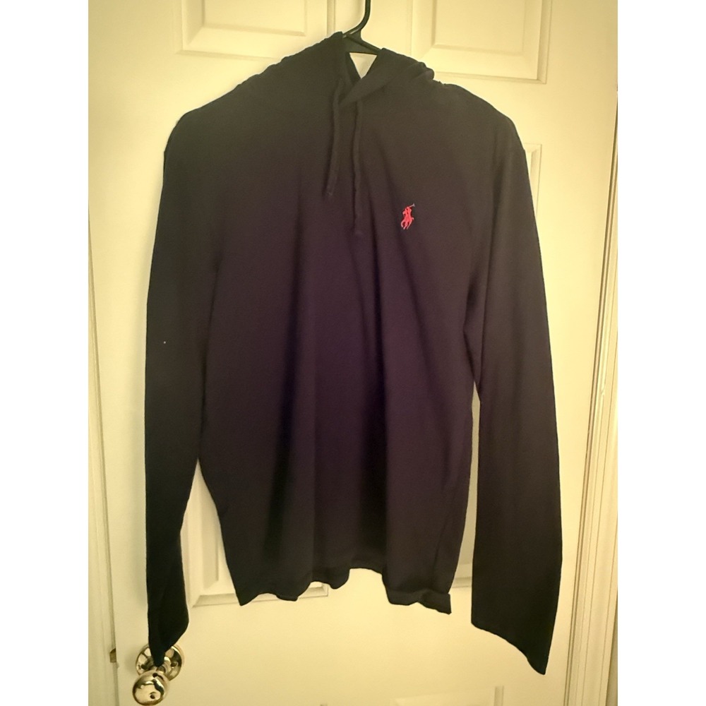 Polo Ralph Lauren Black cotton light hoodie size M s